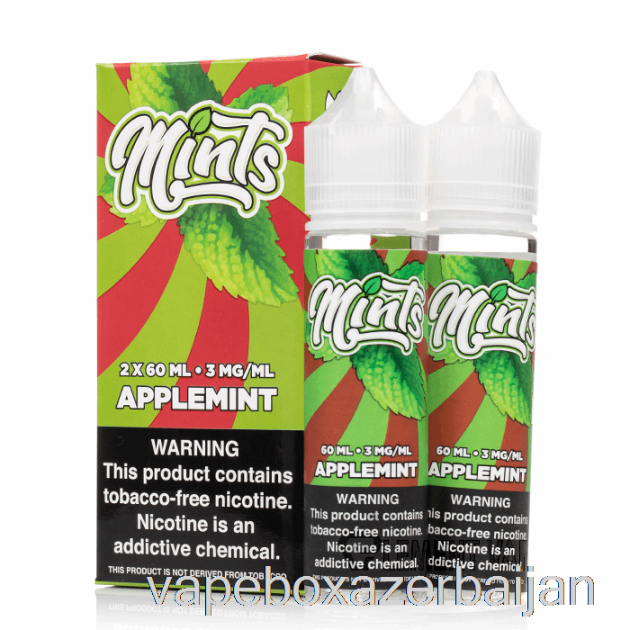 E-Juice Vape Applemint - Mints Vape Co - 120mL 0mg